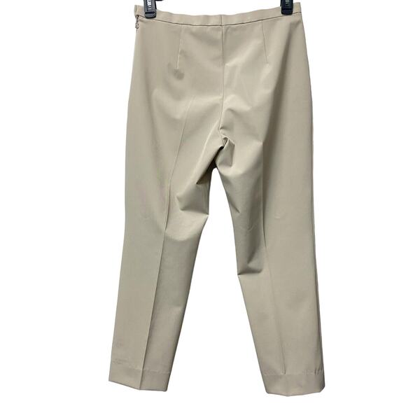 Bogner Ankle Pants Women's US 10 Long Grey Stretch Side Zip Trousers Susan Graf - Picture 2 of 9